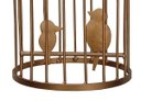 Ver imagem 3 de Lustre Simples Na Gaiola Artesanal Moderno Para Decoração de Sala Retro - Dourado