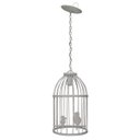 Ver imagem 4 de Lustre Simples Na Gaiola Artesanal Moderno Para  Decoração de Sala Retro - Branco