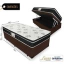 Ver imagem 2 de Cama Box Baú com Colchão de Molas Ortobom Physical Nanolastic Solteiro 88cm
