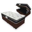 Ver imagem 1 de Cama Box Baú com Colchão de Molas Ortobom Physical Nanolastic Solteiro 88cm