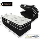 Ver imagem 2 de Cama Box com Baú Solteiro + Colchão de Molas Ortobom Physical Nanolastic 88x188x65cm