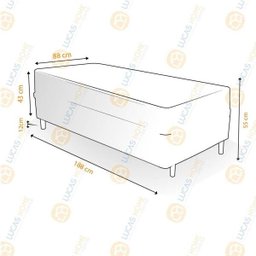 Cama Box com Colchão Conjugado Solteiro Ortobom Union Ortopedic 88x188x55cm - 2