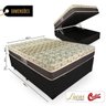 Cama Box Baú Viúva + Colchão Molas Ensacadas Castor Class Pocket Híbrido One Face 128x188x67cm - 2