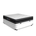 Ver imagem 3 de Cama Box Baú Casal + Colchão de Espuma D33 Castor Black White Double Face 138x188x69cm
