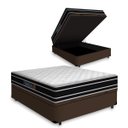 Ver imagem 1 de Cama Box Baú Casal com Colchão de Espuma D33 Castor Black White Double Face 138cm