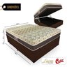 Cama Box Baú Viúva + Colchão Molas Ensacadas Castor Class Pocket Híbrido One Face 128x188x67cm - 2