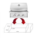 Ver imagem 3 de Churrasqueira a Gás de Embutir - Chaleur Square 3 Queimadores