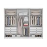 Guarda Roupa Casal 100% Mdf São Paulo Gold 03 Portas com 01 Porta Espelho 06 Gavetas Leifer - 3