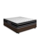Ver imagem 1 de Cama Box Casal + Colchão de Espuma D33 Castor Black White Double Face 138x188x62cm