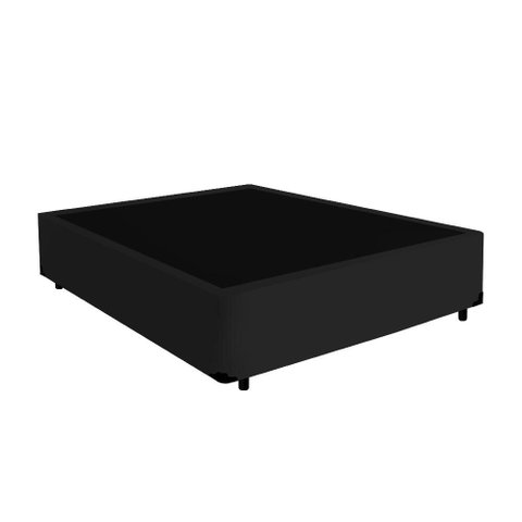 Cama Box Viúva 128cm - Preto