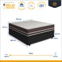 Ver imagem 5 de Cama Box com Baú Viúva + Colchão de Molas Anjos Classic Superlastic 128 Cm