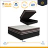 Cama Box com Baú Viúva + Colchão de Molas Anjos Classic Superlastic 128 Cm - 2
