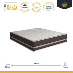 Cama Box com Baú Viúva + Colchão de Molas Anjos Classic Superlastic 128 Cm - 5