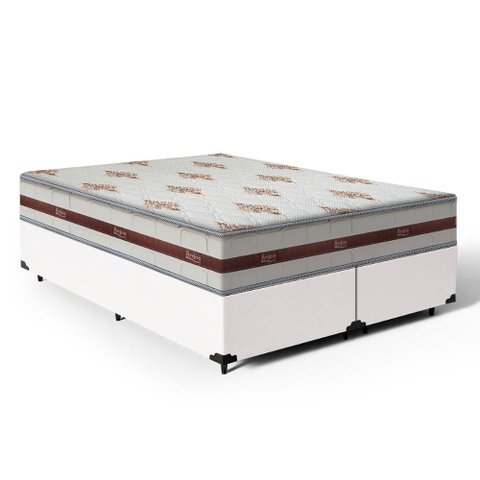 Cama Box com Colchão de Molas Ensacadas D'Angelis Classic Queen 158cm