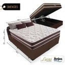 Ver imagem 3 de Cama Box com Baú Queen + Colchão de Molas Anjos Classic Superlastic 158x198x64cm