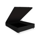 Ver imagem 1 de Cama Box com Baú Casal 138cm - Preto