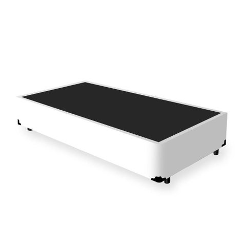Cama Base Box Solteiro 188x78cm Branco