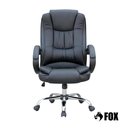 Ver imagem 5 de Cadeira de Escritório Presidente Base Cromada com Rodinha Fox Racer Preta Ut-c300