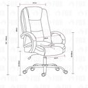 Ver imagem 7 de Cadeira de Escritório Presidente Base Cromada com Rodinha Fox Racer Preta Ut-c300