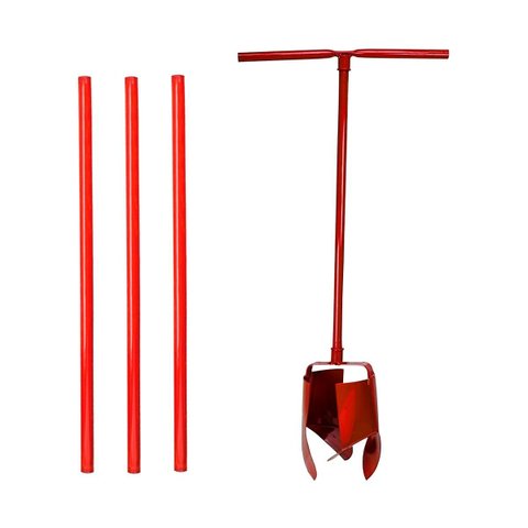 Kit Cavadeira Trado 12pol Cabo Aço Carbono e 03 Extensor Minasul