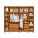 Ver imagem 3 de Guarda Roupa Grande 6 Portas 6 Gavetas