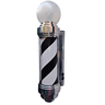 BARBER POLE GIRATÓRIO 60CM VOLTAGEM BIVOLT PRETO. - 1