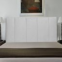 Ver imagem 4 de Cabeceira Cama Box Casal King Donna 193cm Corano Branco