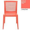 Ver imagem 5 de Cadeira Tramontina Victória Living Coral com Encosto Vazado Horizontal em Polipropileno 92041160