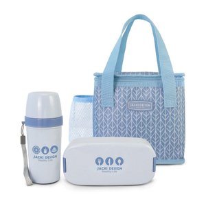 Kit Fitness 3 Peças: Bolsa Térmica + Marmita + Garrafa Jacki Design Água