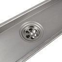 Ver imagem 5 de Ralo Invisivel Linear 40cm Kit 2 Uni Aco Inox Oculto Lavabo Banheiro Anti Odor Anti Inseto Limpeza F