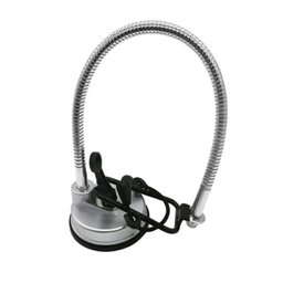 Suporte Secador Cabelo Articulavel Ventosa Azulejo Vidro Espelho Banheiro Quarto Academia Casa Porta - 10