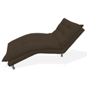 Ver imagem 1 de Recamier Divã Estofada Psicologia Consultório Clínica Diva Suede Marrom - LM DECOR