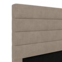 Ver imagem 5 de Cabeceira Atlas 160 para Cama Queen Z-006 Sued Capuccino Aradecor