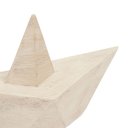 Ver imagem 3 de Escultura Decorativa Barco de Origami em Polirresina Grande:bege