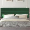 Ver imagem 1 de Painel Estofada Argentina 160cm Queen Size para Cama Box Quarto Suede Verde - Gat Magazine