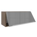 Ver imagem 4 de Armário Aéreo 80cm com 1 Porta Suspensa Cinza Lux Madesa
