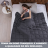 Cobertor Ponderado Pesado 9 Kg Alivio De Ansiedade Autismo - 5