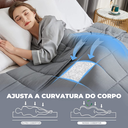 Ver imagem 2 de Cobertor Ponderado Pesado 9 Kg Alivio De Ansiedade Autismo