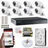 Kit Cftv Hikvision 8Ch 8 Câmeras Full HD + HD 2Tb - 1