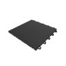 Piso Multiuso Modular Plástico 25 X 25 Cm (m²) Modelo Indoor - Piso Fechado Cor Preto - 1