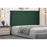 Cabeceira Sicília de King 195 cm Veludo Verde - CasaePoltrona - 2