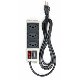 Filtro de Linha Power Line 10a 1m 3 Tomadas Bivolt 2p+t Multicraft - 4 Filtro de Linha Power Line 10a 1m 3 Tomadas Bivolt 2p+t Multicraft - 4