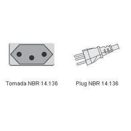 Filtro de Linha Power Line 10a 1m 3 Tomadas Bivolt 2p+t Multicraft - 2 Filtro de Linha Power Line 10a 1m 3 Tomadas Bivolt 2p+t Multicraft - 2