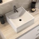 Ver imagem 6 de Conjunto Gabinete Banheiro Prisma 80cm Gabinete + Cuba + Espelheira com Vidro Madeirado Branco