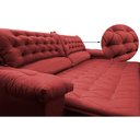 Ver imagem 4 de Sofá Retrátil e Reclinável 2,32m Molas Ensacadas Cama inBox Alemanha Viscoelástico Velusoft