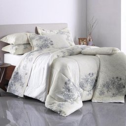 Jogo de Cama Queen Karsten livia - 4 peças 100% Algodão 180 Fios - Percal Soft - 3 Jogo de Cama Queen Karsten livia - 4 peças 100% Algodão 180 Fios - Percal Soft - 3