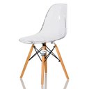 Ver imagem 1 de Cadeira Charles Eames Eiffel Wood - Design - Acrílica Transparente
