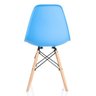 Kit 2 Cadeiras Charles Eames Eiffel Wood - Design - Azul - 4