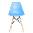Ver imagem 3 de Kit 2 Cadeiras Charles Eames Eiffel Wood - Design - Azul