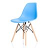 Kit 2 Cadeiras Charles Eames Eiffel Wood - Design - Azul - 2